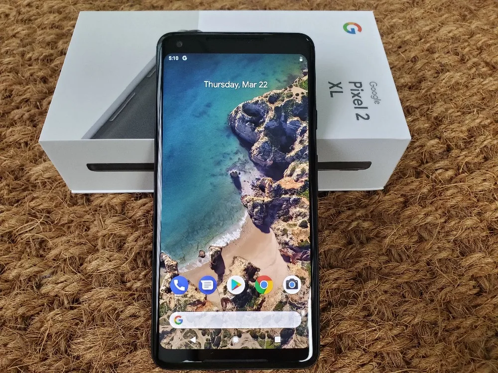 Версия ЕС, Google Pixel 2 XL, 6,0 дюймов, четыре ядра, одна sim, 4G LTE,, Android телефон, 4 Гб ram, 64 ГБ, 128 ГБ rom, Европейский смартфон