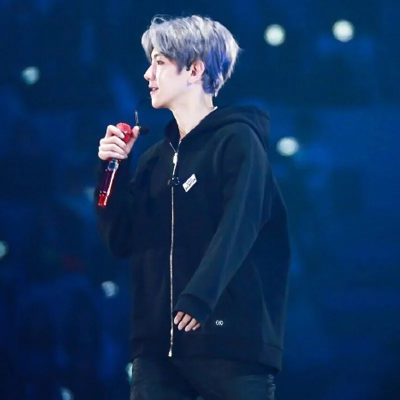 Kpop exo толстовки четыре концерта Тур Elyxion толстовка на молнии пальто k pop свитшоты