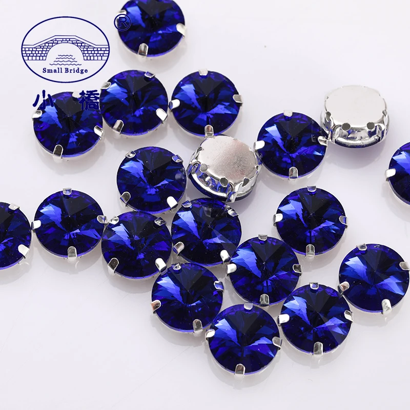 Glitter Round Acrylic Rhinestones Flatback Gaement Trim Decorations Of Sew On Claw Stone For Clothing | Дом и сад