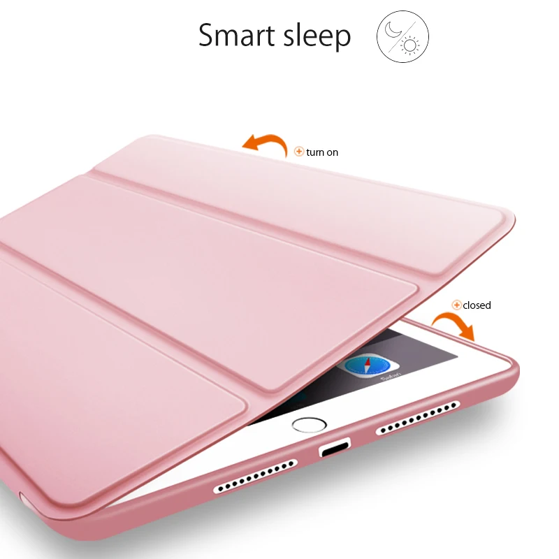 ОДП для iPad mini силиконовый чехол мягкий кожаный PU ультра-тонкий 1 2 3 Чехол 7 9