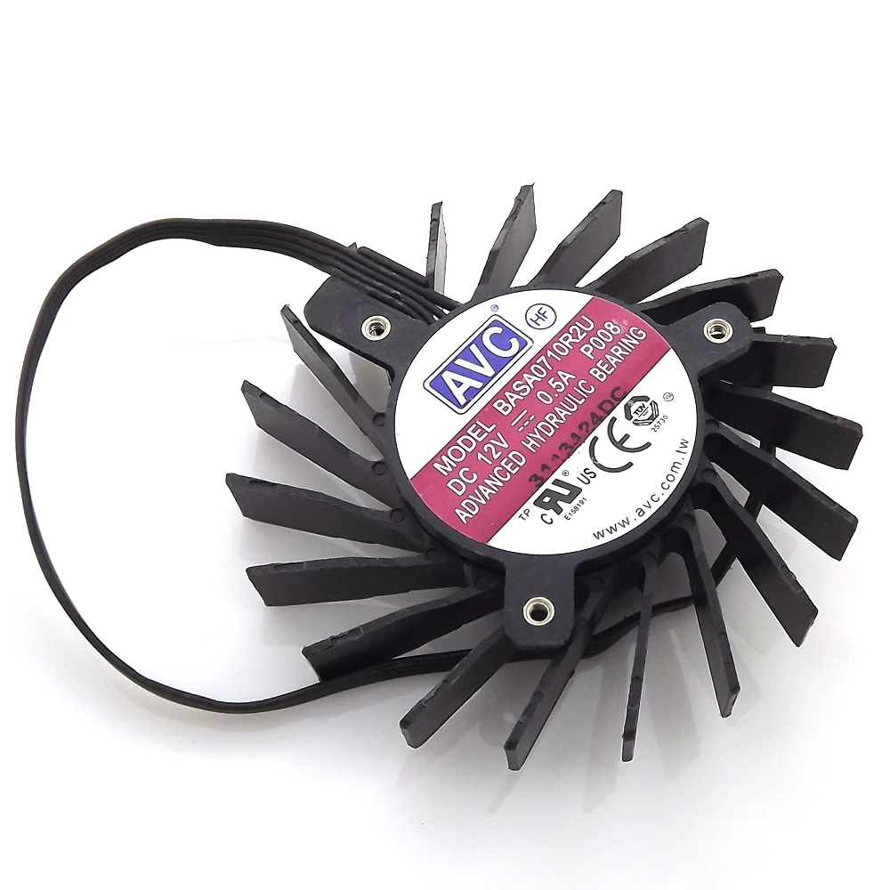 Новый вентилятор охлаждения BASA0710R2U DC12V 0.5A 4PIN замена кулера для Quadro Q4000 2 Гб|cooler fan|fan