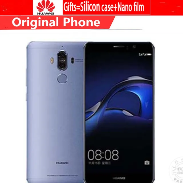 HuaWei Mate 9 смартфон с 5 дюймовым дисплеем процессором Kirin 960 ОЗУ 4 Гб ПЗУ 64 ГБ 20 МП Android 7