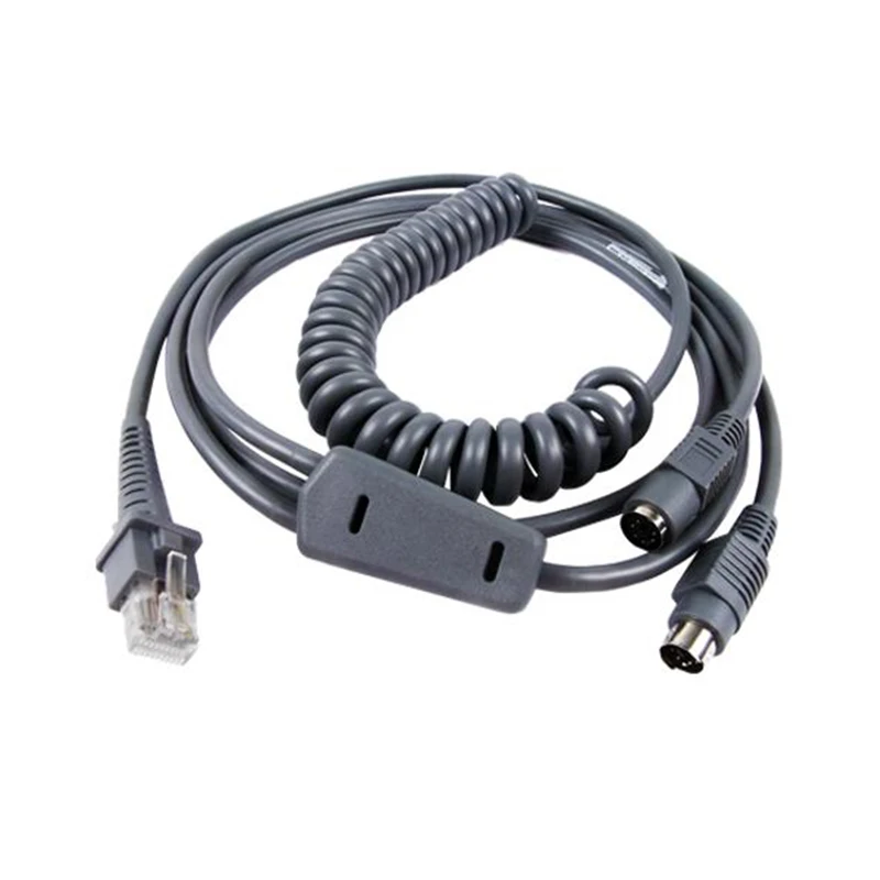 Спиральный кабель для передачи данных клавиатуры PS2 3M Datalogic D100 GD4130 QD2130 GD4430 QW2120 QD2100