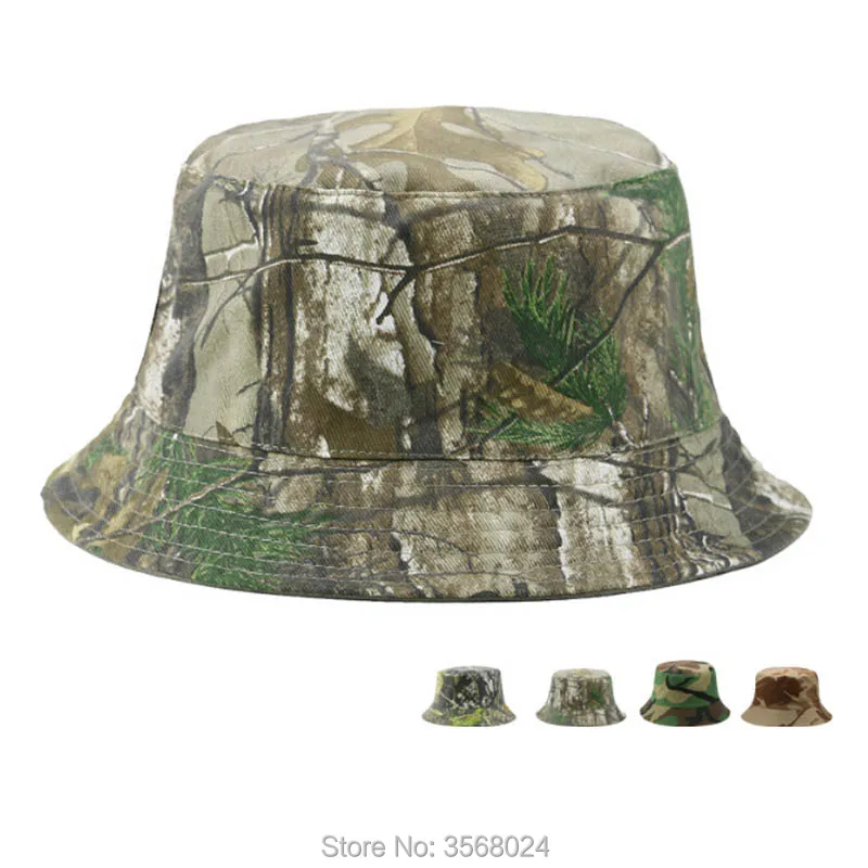 

Retail Camo printed Fish men Hats Adult Trip Bucket Hat Summer Men Women Travel Sun Caps Camouflage Casual Unisex Cotton Cap