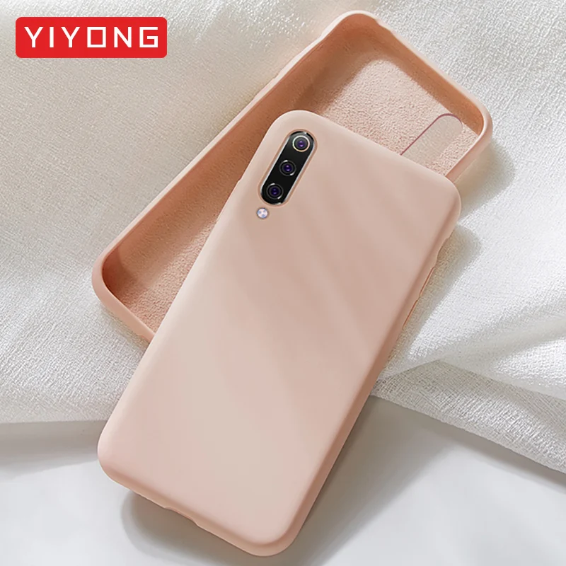 YIYONG Cover For Xiaomi Mi 9 Pro SE Case TPU Soft Back 8 Lite Liquid Silicone 5G |