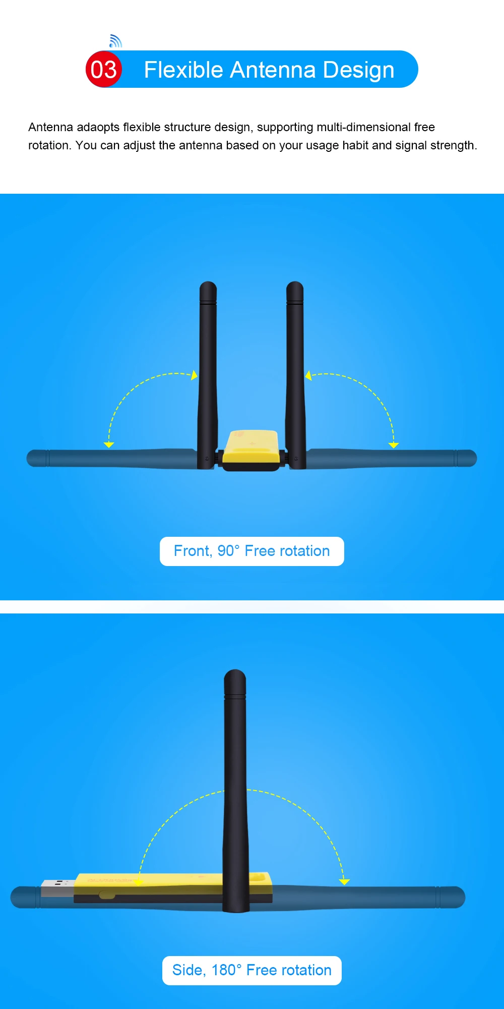 Беспроводной Wifi адаптер 1200 Мбит/с двухдиапазонный 5 ГГц 2,4 ГГц адаптер 802.11ac RTL8812BU чипсет антенный ключ мини USB Сетевая карта ПК