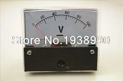 Аналоговый вольтметр Панель Измеритель постоянного тока 0-100 в | Обустройство