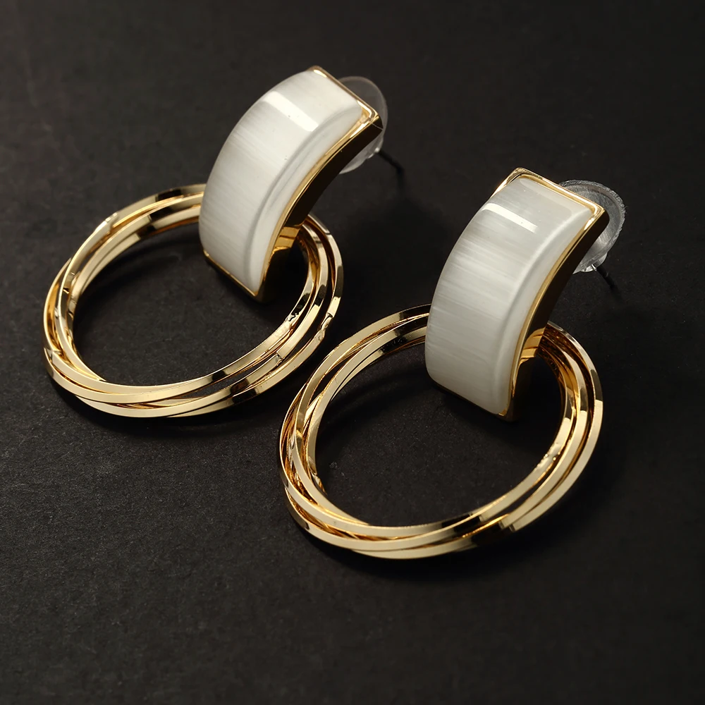 Висячие серьги 1 пара квадратные из смолы медь металл высокое качество модный