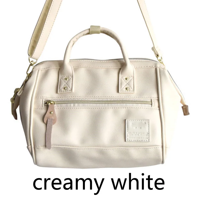 Creamy White Модные искусственная кожа женщин сумки бостон сумка дамы сумки плеча crossbody Сумки Роскошные сумки женские сумки дизайнер - Цвет: Creamy White