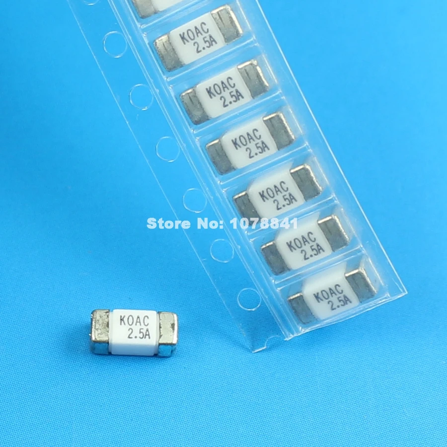 50 шт. KOAC SMD SMT 1808 2.5A 125 В поверхностного монтажа основная плата предохранители