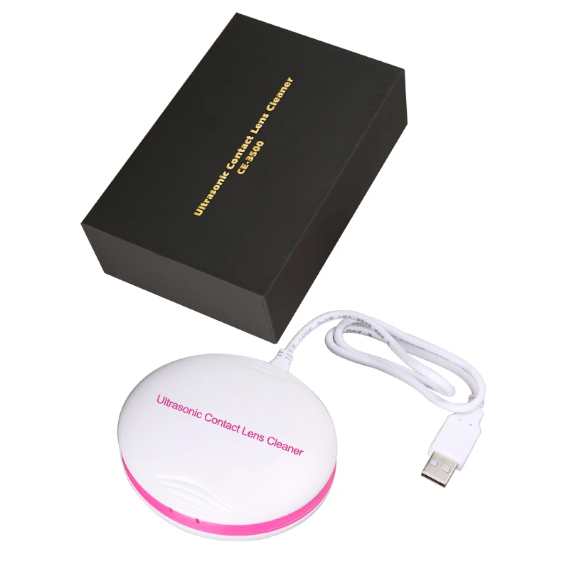 Rechargeable Ultrasonic Contact Lens Cleaner USB Lithium Battery Mini Portable Cleaning 5V Double Washing Mode | Бытовая техника