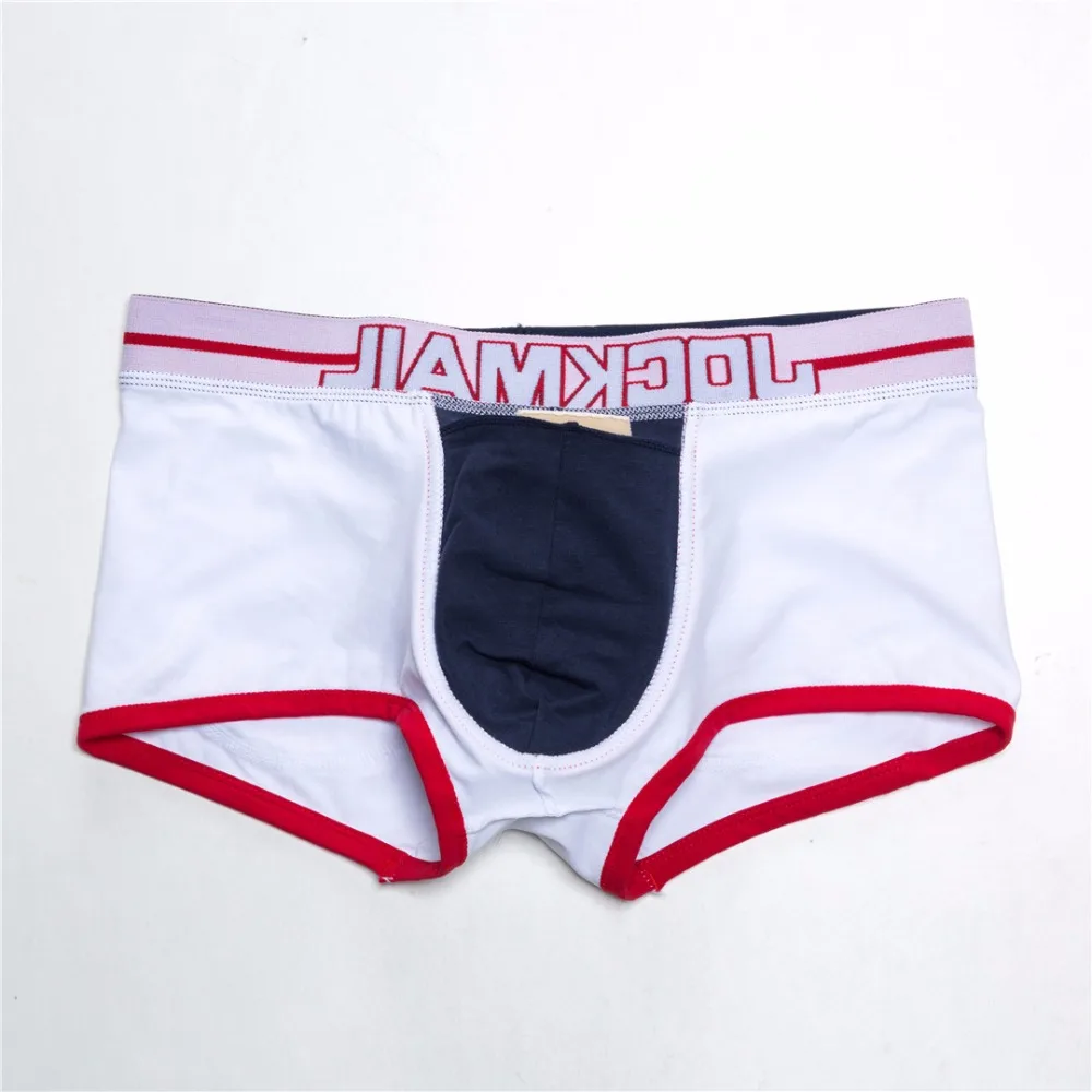 JOCKMAIL, фирменное Мужское нижнее белье, боксеры, с мешочком спереди, сексуальные, для геев, пуш-ап, с чашечками, усиление выпуклости и задней части бедра, для увеличения ягодиц