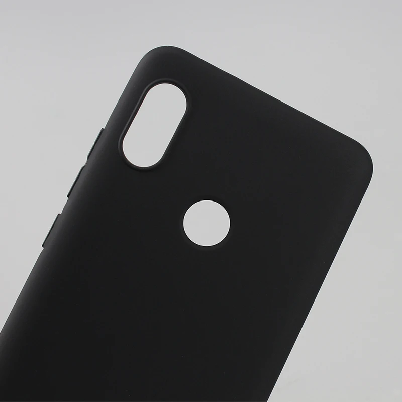 Матовый однотонный Мягкий силиконовый чехол HCCZ Mi 6X для Xiaomi Сверхлегкий