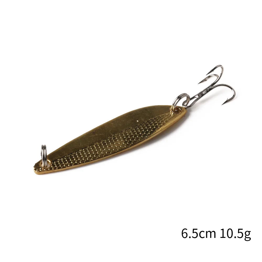 SP208-1 1pcs Metal Spinner Spoon Fishing Lure Hard Baits Gold /Silver Sequins Noise Paillette Treble Hook Tackle 10/10.5/14/16.5/20g - Цвет: SP208-1