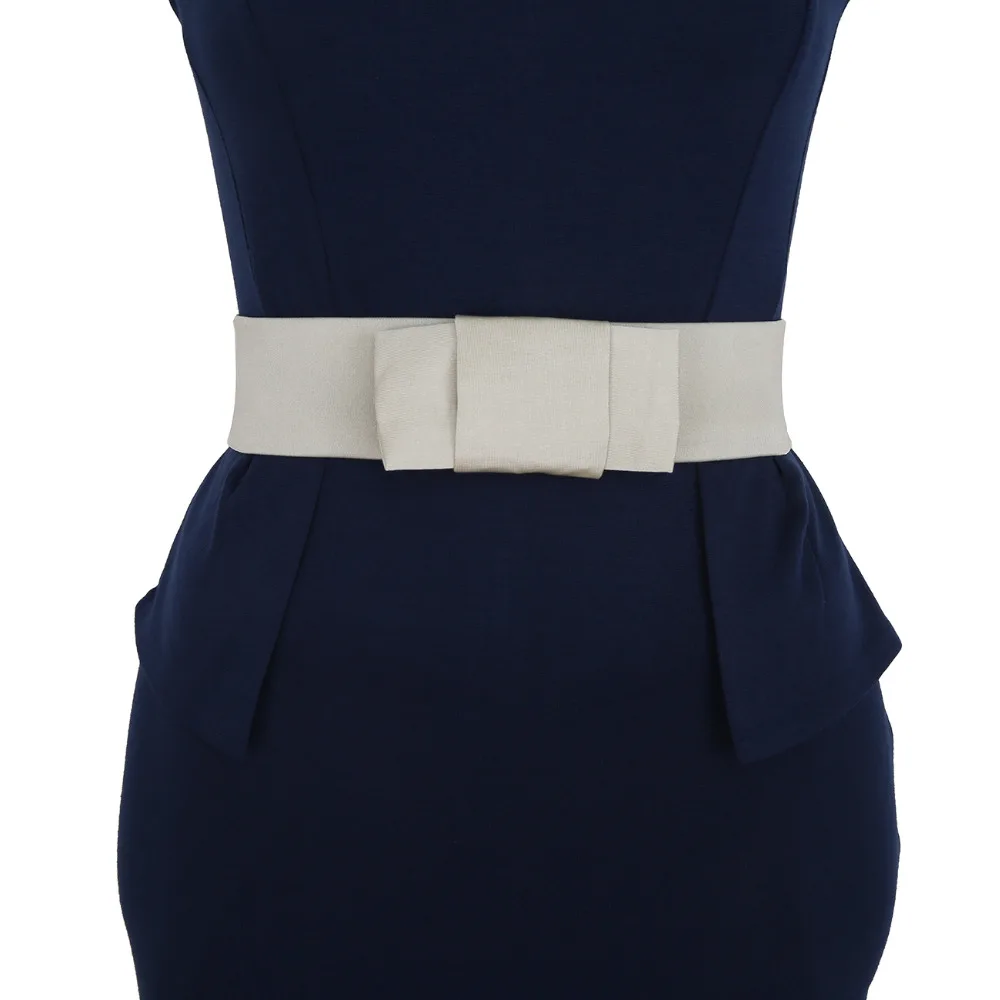 Женское платье-карандаш с круглым вырезом коротким рукавом и миди весна-лето |