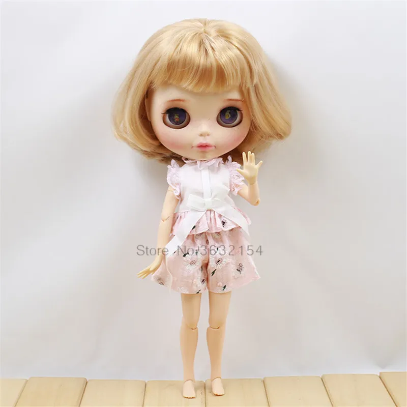 1:6 масштаб DIY BJD Детские куклы одежда летнее платье с цветочным рисунком шифоновое платье шорты комплект одежды для 30 см платье принцессы BJD куклы