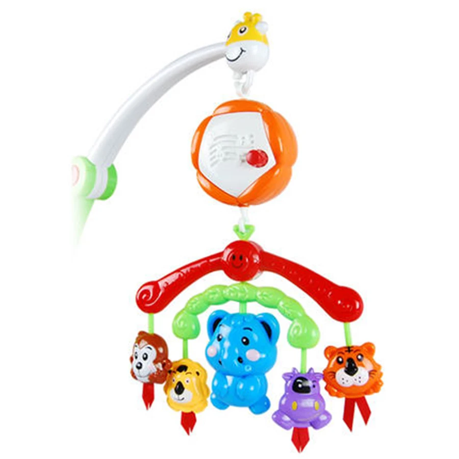 Baby toys развивающие пластмассовые погремушки кроватки музыкальный кровать