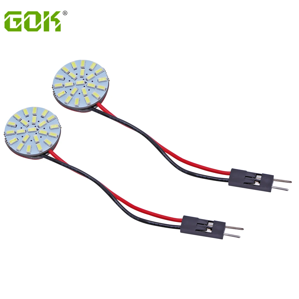 

100 set CAR LED Panel led 22SMD 3014 led Auto reading light Car Interior led Dome Light with T10 Festoon Adaptors White Light