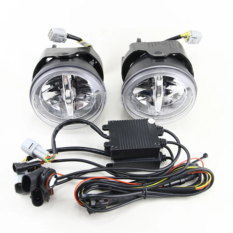 E4 DOT утвержден 10W Cree чипы светодиодный противотуманный автомобильный светильник Наборы W/DRL Halo Кольца для Chrysler 300 C Седан 4D SRT8 Седан 4-дверный