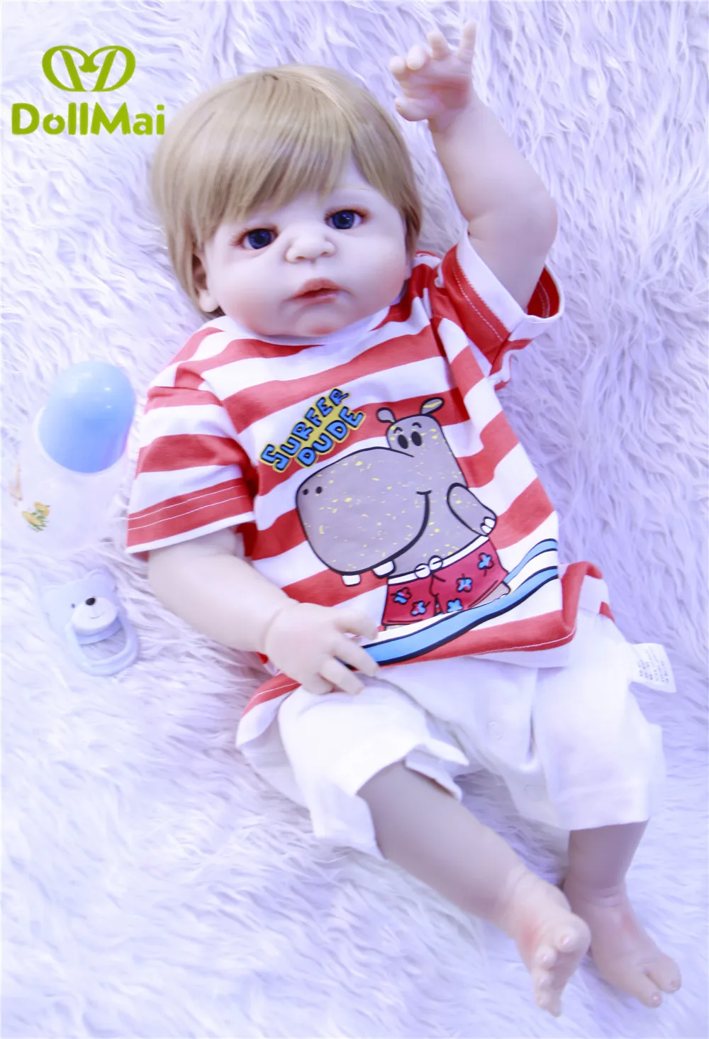 NPK 23 &quotПолное Тело силикон Reborn Baby boy Кукла реборн игрушки купаться играть дома
