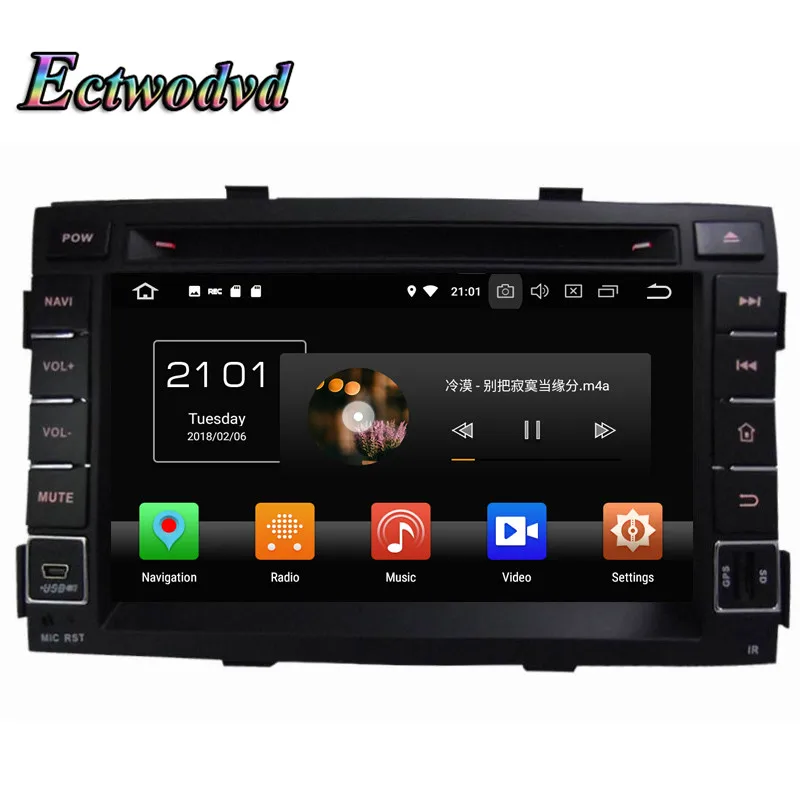 Ectwodvd Восьмиядерный 4G ram 64G rom Android 9 0 Автомобильный мультимедийный dvd-плеер