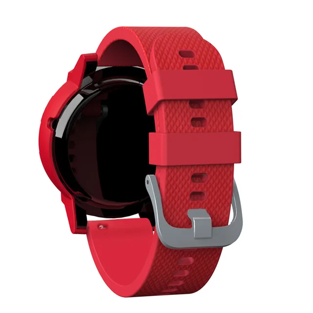 SIKAI 20 мм Универсальный силиконовый ремешок для часов для Huami Amazfit Bip ремешок для часов Ticwatch E сменный ремешок для huawei Watch 2 Band - Цвет ремешка: Red strap