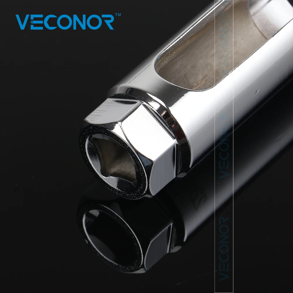 Veconor Oxygen 02 Sensor Socket 22mm 1/2" Square Drive Lambda Lamda Tool, side cut-out