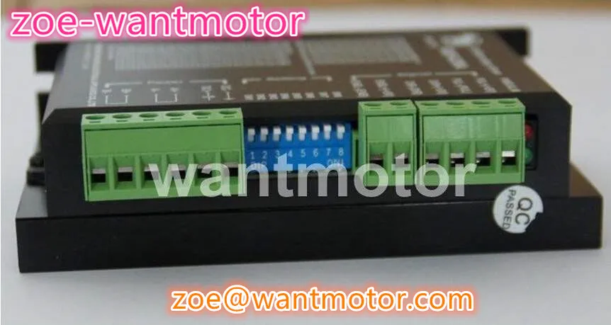Недорогой ЧПУ! Wantai 2-осевой шаговый двигатель Nema23 57BYGH420 185oz + Драйвер DQ542MA 4.2A 50V 125