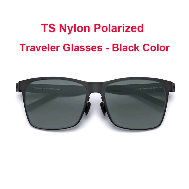 TS Traveler Glasses Xiaomi Кастомизация TS нейлон поляризованные солнцезащитные очки ультра-тонкий легкий предназначен для путешествий на открытом воздухе для мужчин и женщин - Цвет: TS Traveler Glasses