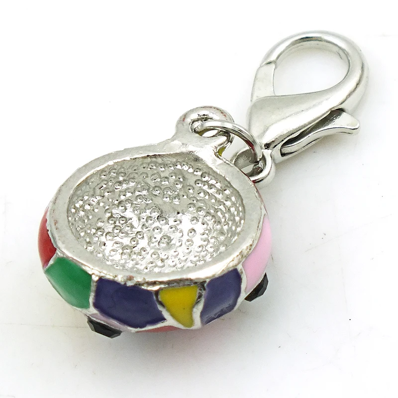 

JINGLANG Wholesale Antique Gold Color Plated Zinc Alloy Necklaces Pendants Spherical Charms Handmade Jewelry Findings 50 Psc