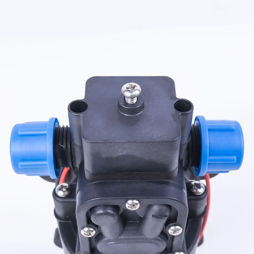 DC 24V 80W 130PSI 5.5L/мин Электрический мембранный насос Самовсасывающий бустер домашний