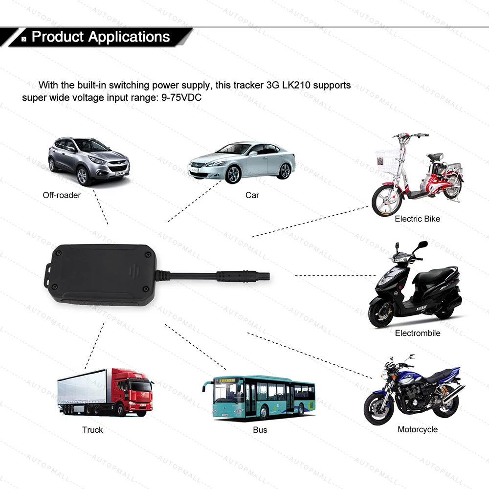 GPS трекер 3G WCDMA GSM устройство для отслеживания автомобиля локатор