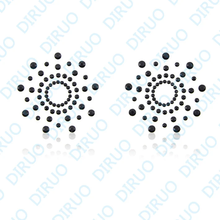 Ювелирные изделия для тела кольцо сосков круглые силиконовые наклейки обложки