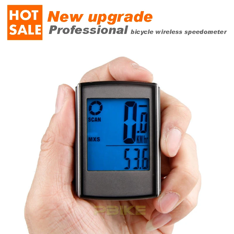 2016 New Free Shipping Professional Bike Bicycle Cycling Wireless Lcd Backlight Computer Odometer Speedometer Velometer | Спорт и