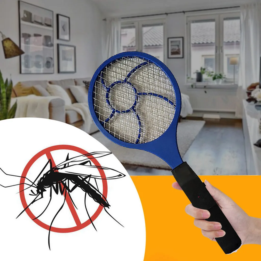 Аккумулятор убийца комаров Электрический Летающий Шупер ракетка насекомых