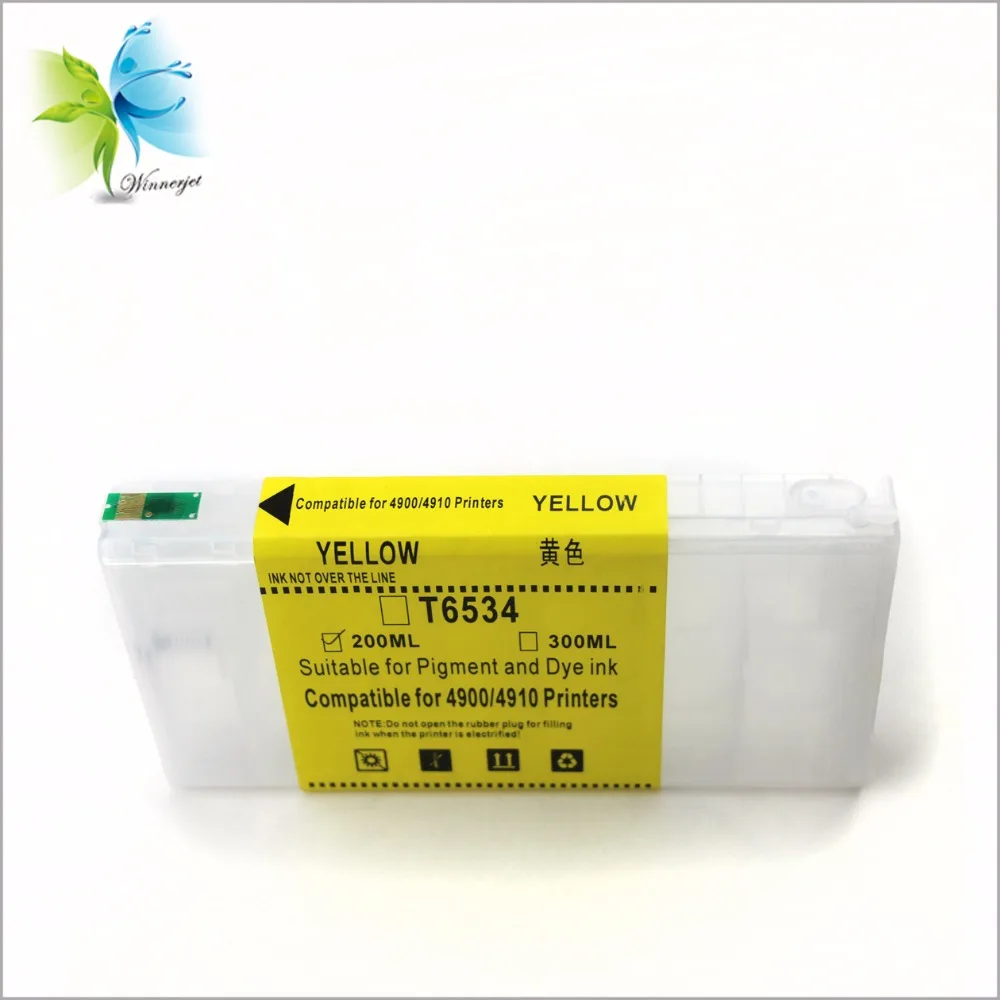 Winnerjet Лучшая цена многоразовый картридж с чипом автоматического сброса для epson