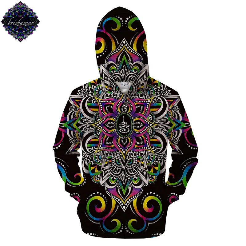 Harmony Magic By Brizbazaar Art мужские толстовки на молнии с 3D принтом и женские брендовые
