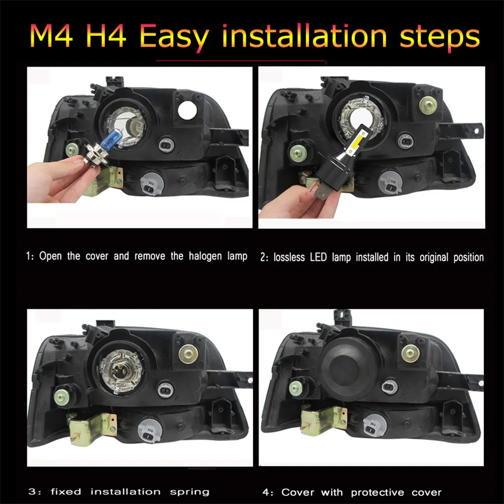 2 шт. автомобильные Биксеноновые светодиодные лампы 110 Вт лм | Автомобили и