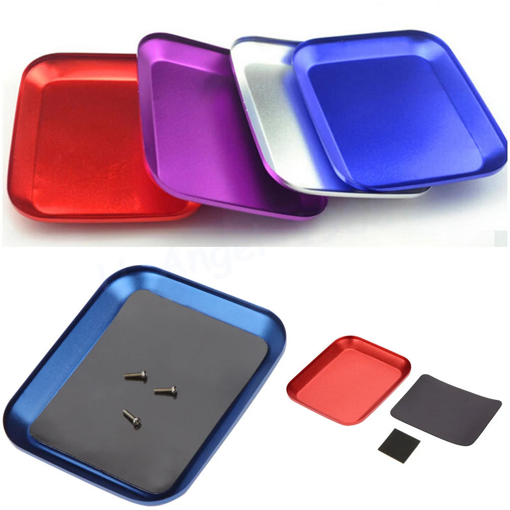 1 шт. новый алюминиевый лоток для винтов с магнитом ремонта радиоуправляемой