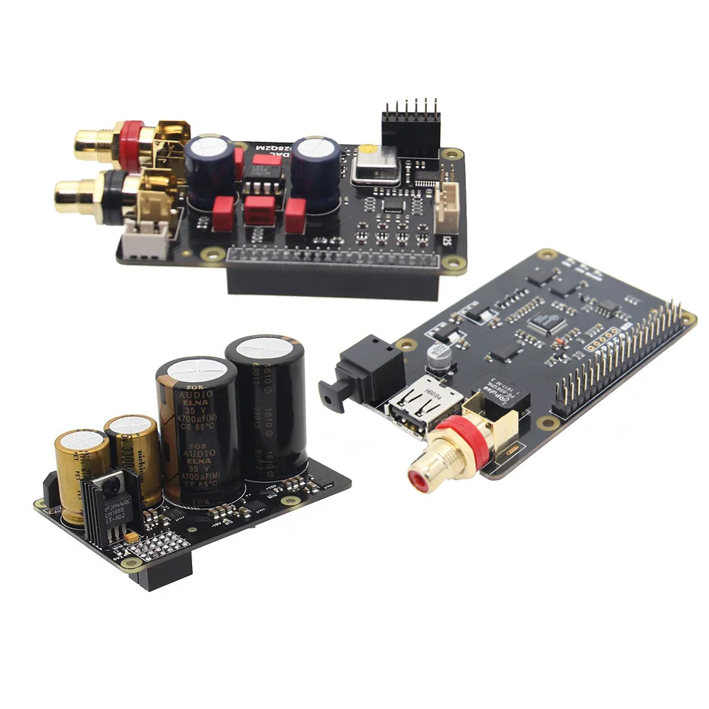 Raspberry Pi X20 Hi Fi аудио комплект (X20 ES9028Q2M DAC плата/плата для X10 I2S/плата
