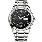 Мужские автоматические часы HOLUNS, водонепроницаемые, 5 АТМ, из нержавеющей стали