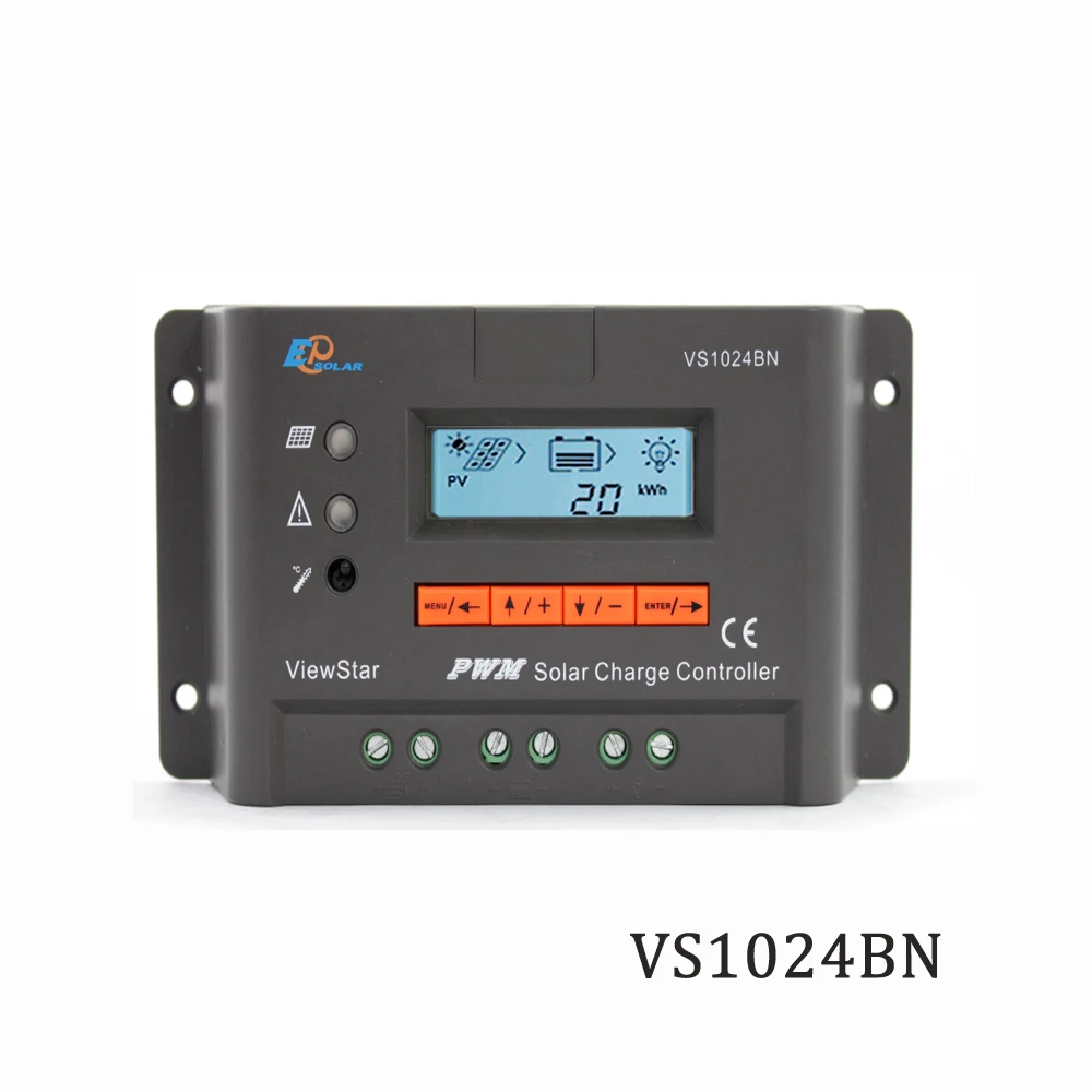 Solar Charge Controller VS1024BN 10A 12V 24V EP PWM Viewstar Programmable charger Regulators support MT50 WIFI Bluetooth elog01 |