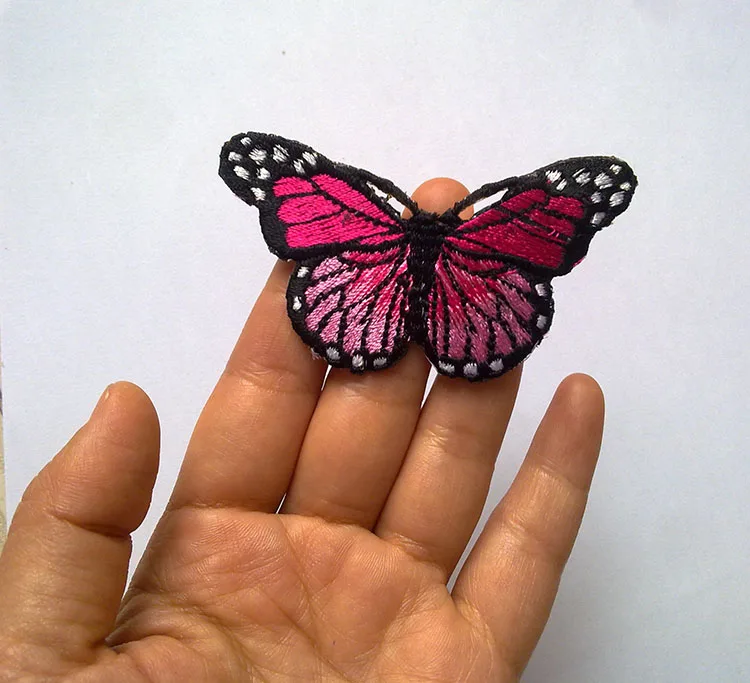 4 5*7 5 см многоцветная маленькая бабочка вышивка утюжок и шитье патч с