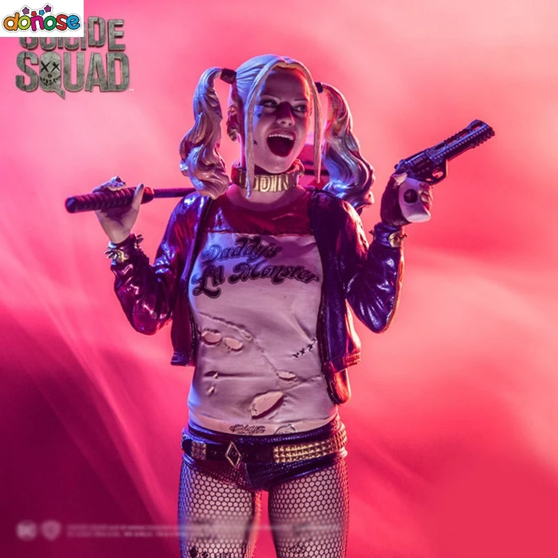 Аниме 19 см настоящие чулки отряд самоубийц Harley Quinn ПВХ экшн фигура коллекция