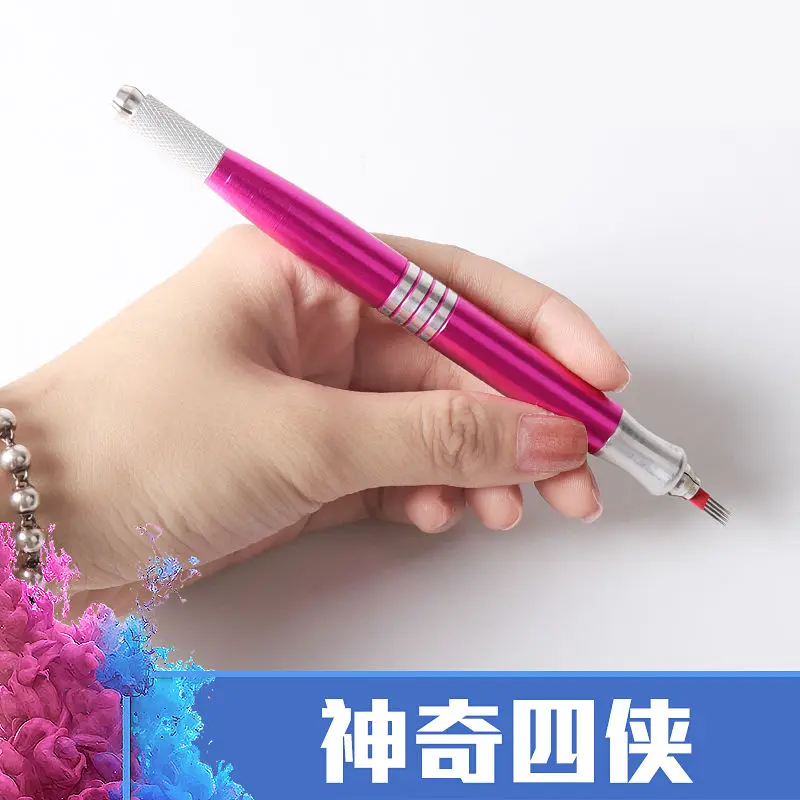 10 шт. подробные сведения о 3D Перманентный макияж бровей Иглы татуировки