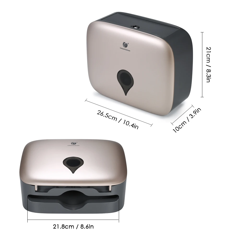 CD 8225D диспенсер для салфеток без сверления настенный C fold полотенец рук подвесной