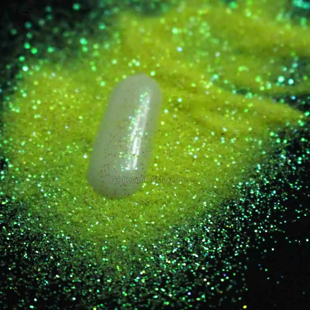 1 г/2 г/технические желтые лазерные Сияющие Блестки для ногтей Пыль Типсы УФ