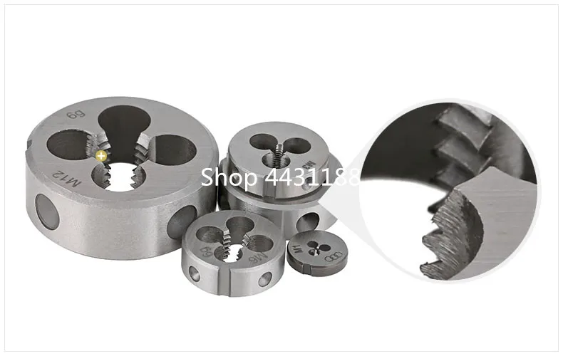10 шт. M1 M1.2 M1.4 M1.6 M1.8 M2 M2.2 M2.5 M3 M3.5 TaperPipe Tap круглый набор штампов резьба подходит для обработки чугуна стальной формы