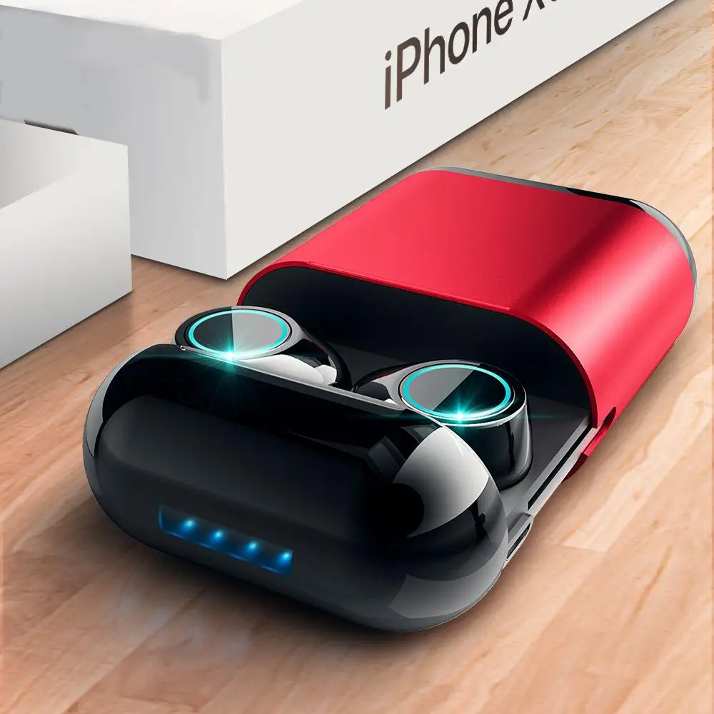 BEESCLOVER bluetooth-гарнитура S7 TWS наушники беспроводные Bluetooth стереонаушники с микрофоном и зарядным устройством r25