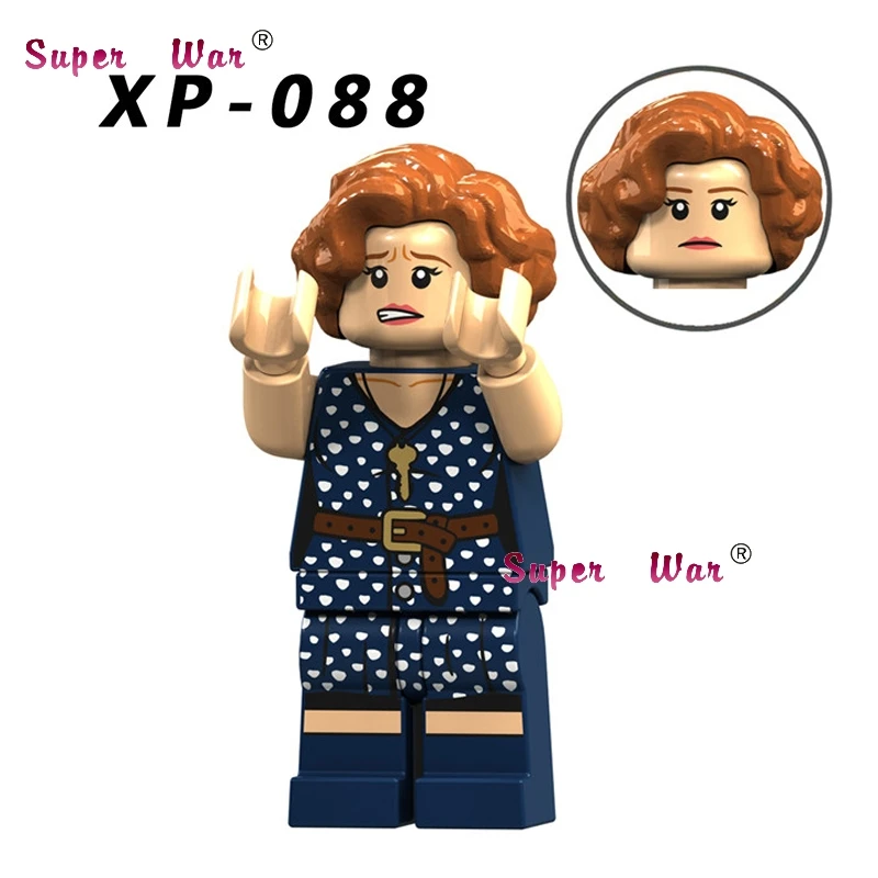 XP088 Один Хэллоуин ужас Джордж Беверли Pennywise клоун выбран Jacobs тема строительные блоки Модель Кирпичи игрушки для детей - Цвет: XP088